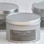 Hazelnut Coffee Soy Candle Tin 8 Oz